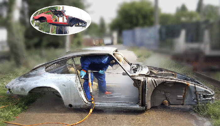 Décapage carosserie voiture