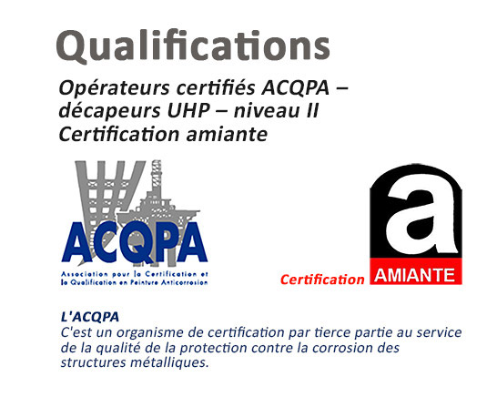 Qualifications Hipojet